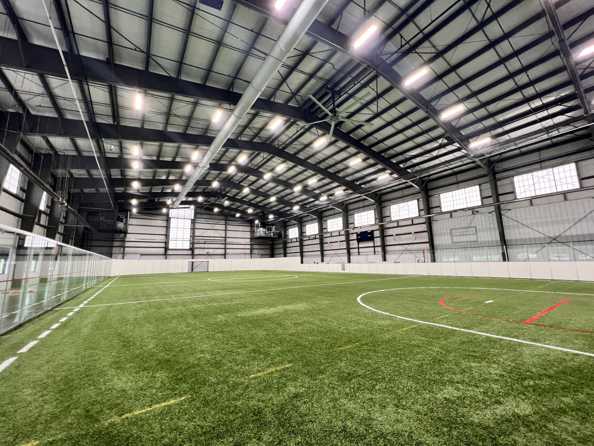 Picture of indoor soccer field.